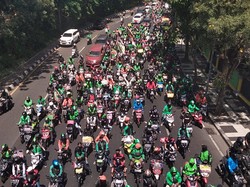 Besok Ribuan Ojol Demo di Surabaya, Ini Titik Aksinya