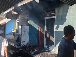 Rumah Dinas di Perumahan SD 1 Gili Indah Lombok Ludes Terbakar