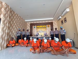 13 Pelaku Curanmor di Blitar Digulung