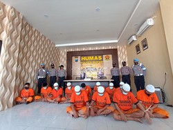 13 Pelaku Curanmor di Blitar Digulung