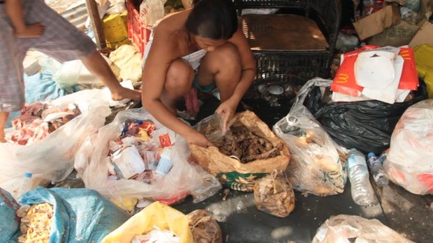 Asal mula tradisi makanan nyeleneh dari negara Filipina. Pagpag, makanan yang didaur ulang dari sampah makanan/Foto: food.detik.com