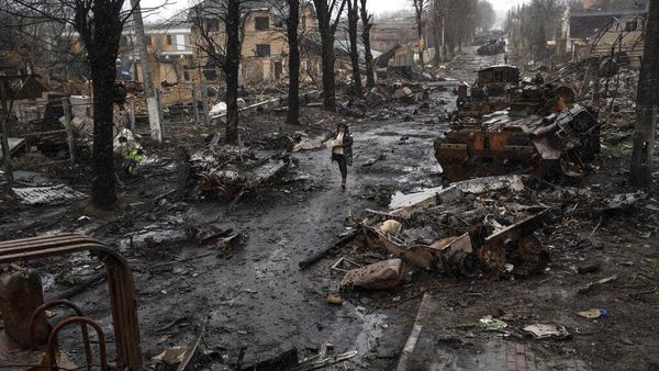 Bangunan Hancur, Ini Penampakan Mengerikan 6 Bulan Perang di Ukraina
