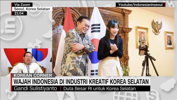 Dita Karang dinobatkan sebagai Duta Hubungan Bilateral Korea Selatan-Indonesia