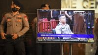 Ekspresi Ferdy Sambo Jalani Sidang Etik