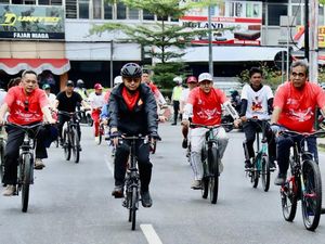 Dipimpin Muzani, Gerindra dan PKB Kalbar Gowes Mesra Koalisi