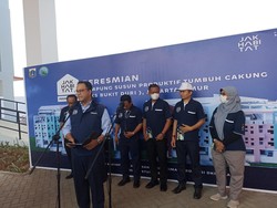 Resmikan Kampung Susun di Cakung, Anies Harap Penggusuran Tak Terjadi Lagi