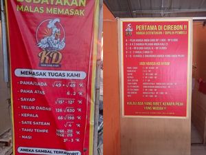 Pusing! Warung Makan Ini Pasang Harga pakai Rumus Matematika