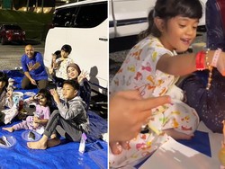 Haru! Kisah Keluarga Rayakan Ulang Tahun Anak di Parkiran karena Alasan Ini