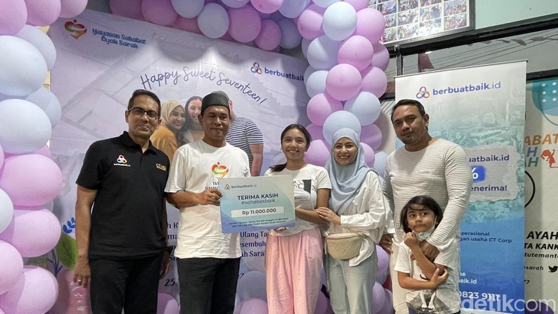 Meisya Siregar Gandeng berbuatbaik.id Donasi ke Rumah Singgah Pasien Kanker