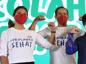 Menteri Nadiem Hadiri Program Sekolah & Pesantren Sehat