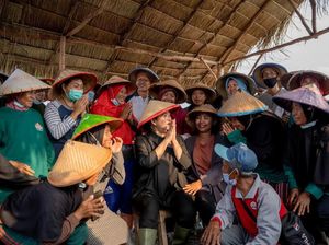 Momen Puan Berbincang dengan Petani dan Pelaku UMKM di Lampung