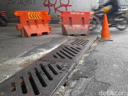 Besi Tutup Got Underpass Sholis Bogor Rusak Juga Bikin Macet