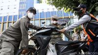 Parkir Sembarangan, Puluhan Motor di Cikini Diangkut Dishub