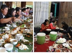 Tradisi Makan-makan Usai Pemakaman Ini Bikin Netizen Ngakak Sekaligus Sedih