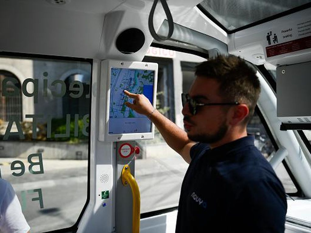 Bus Listrik Tanpa Pengemudi Sudah Mondar-mandir di Italia