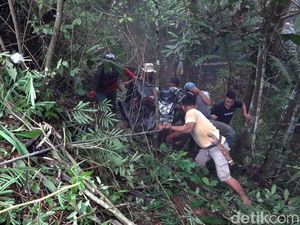 Diduga Kelelahan, Penjual Sayur di Polman Terjun Bebas ke Jurang 20 Meter