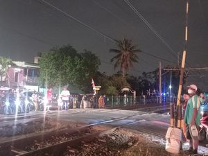 Perlintasan Sebidang Dekat Stasiun Rawa Buaya Dikenal Rawan Kecelakaan