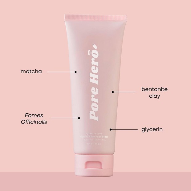 Pore Hero Matcha Clay Face Mask/Foto: instagram.com/poreherobeauty Punya Masalah Komedo dan Jerawat? Ini Rekomendasi Clay Mask dari Brand Lokal Untuk Mengatasinya