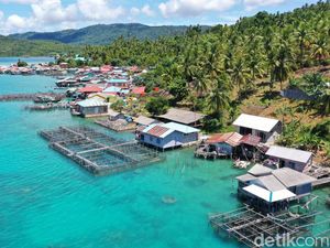 Begini Pesona Pulau Batu Belah, Ada Desa Bahari Program TNI AL di Sana