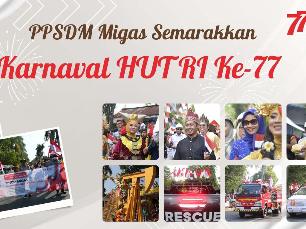 PPSDM Migas Pamer Replika Pompa Angguk di Karnaval Kemerdekaan Jateng