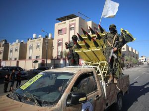 Saat Pasukan Jihad Islam Palestina Pamer Kekuatan Militer