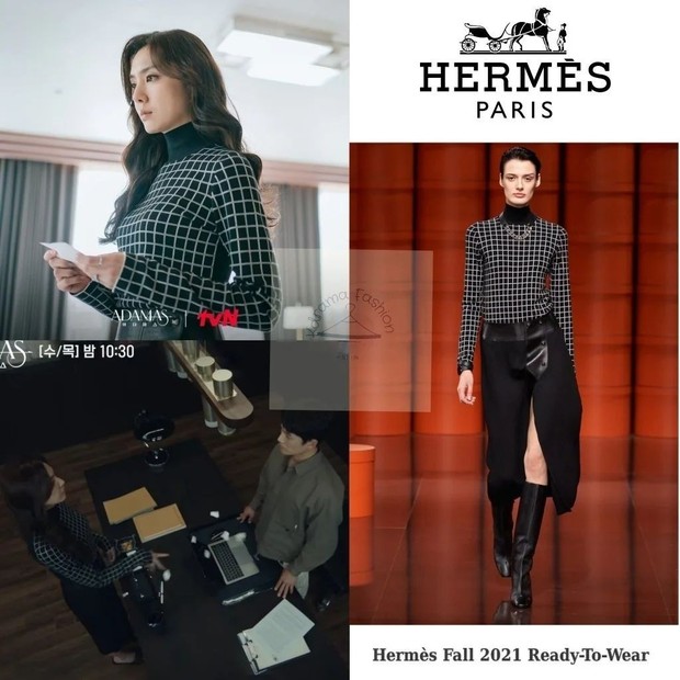 Seo Ji Hye - Hermes / Foto : instagram.com/kdrama_fashion