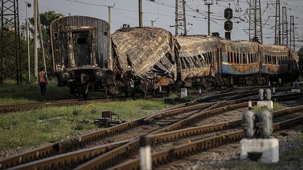Rusia Bombardir Stasiun Kereta di Ukraina, 25 Orang Tewas, Ini Fotonya
