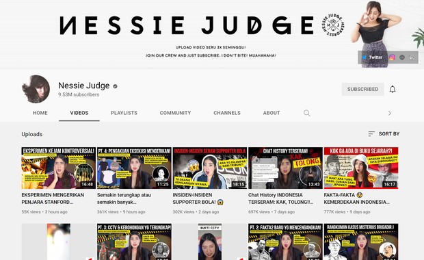 kreator konten youtube yang bahas isu horor dan konspirasi