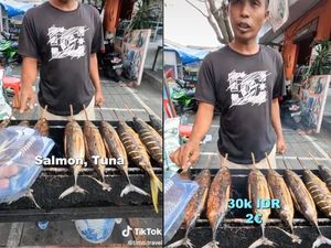 Netizen Kaget Lihat Bule Beli Ikan Tuna Bakar di Bali, Cuma Rp 30 Ribu! Netizen Kaget Lihat Bule Beli Ikan Tuna Bakar di Bali, Cuma Rp 30 Ribu!