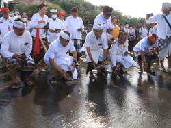 Pelepasan Tukik-Merpati Warnai Perayaan Rahina Tumpek Uye di Tabanan