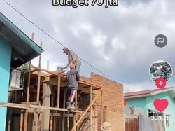 Viral Pria Bangun Rumah Budget Tak Masuk Logika Rp 70 Juta, Begini Hasilnya