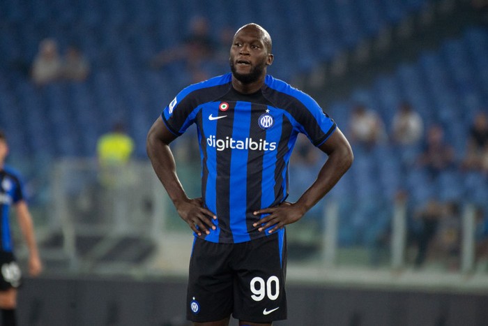 ROME, ITALY - AUGUST 26: Romelu Lukaku of FC Internazionale during the Serie A match between SS Lazio and FC Internazionale at Stadio Olimpico on August 26, 2022 in Rome, Italy. (Photo by Ivan Romano/Getty Images)