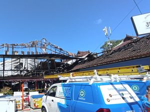 Kebakaran Food Court-Live Music di Denpasar, Kerugian Rp 800 Juta