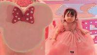 Gemas! Sarah Putri Ahok dan Puput Nastiti Serba Pink di Ultah Ke-1