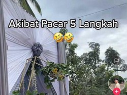 Viral Akibat Pacar 5 Langkah, Pengantin Gelar Pesta Pernikahan Bersamaan