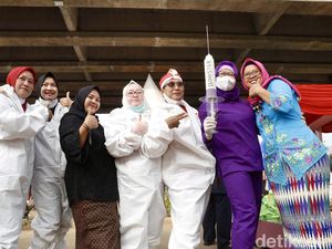 Bertema COVID-19, Begini Serunya Pawai Kemerdekaan di Cipinang Melayu