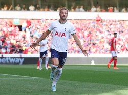 Nottingham Vs Tottenham: Gol Kane Bawa Spurs Unggul di Babak Pertama