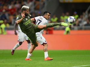 AC Milan Vs Bologna: Rossoneri Menang, Giroud Cetak Gol Cantik