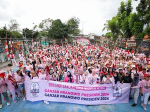 Lewat Zumba & Colour Party, Srikandi Jabodetabek Kenalkan Sosok Ganjar