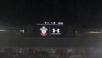 Leicester menjadi satu-satunya tim Premier League yang menang 9-0 di kandang lawan, ketika meraih kemenangan telak tersebut di markas Southampton pada 25 Oktober 2019. Foto: Getty Images/Naomi Baker