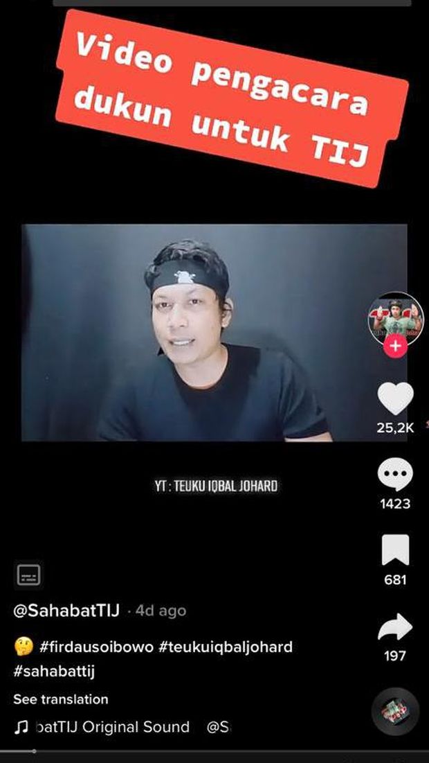 Firdaus Oibowo vs Teuku Iqbal Johard