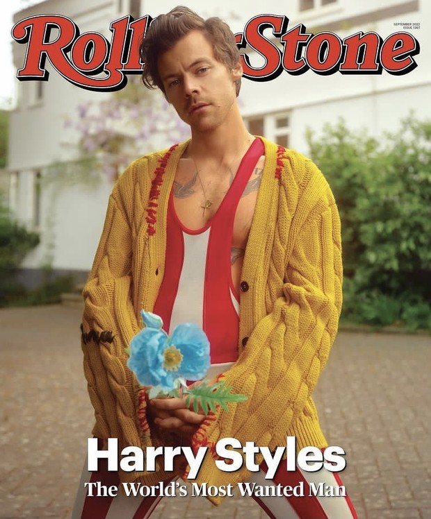 Harry Styles untuk cover Rolling Stone edisi September 2022/