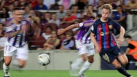 Rentetan lima kemenangan kandang beruntun tanpa bobol di LaLiga ini bermula ketika Barca menang 4-0 atas Valladolid di akhir bulan Agustus. Foto: NurPhoto via Getty Images/NurPhoto