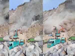 Lokasi Galian Pasir di Garut Longsor, Alat Berat Tertimbun!