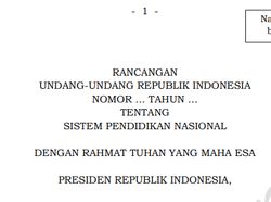 3 Poin Penting di RUU Sisdiknas untuk Perguruan Tinggi 3 Poin Penting di RUU Sisdiknas untuk Perguruan Tinggi