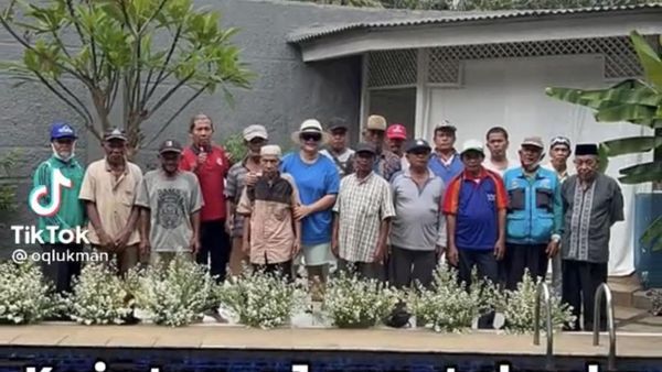 8 Momen Kejutan Ultah ke-38 Okky Lukman, Tamunya Bapak-bapak Tukang Becak