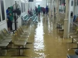 Poliklinik RSUD Kota Bogor Sempat Tergenang Akibat Drainase Tersumbat