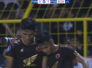 PSM Gilas Persib 3-1 di Babak Pertama!