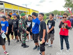 Suporter PSM-Persib Mulai Serbu Stadion BJ Habibie Parepare