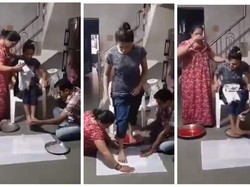 Aneh! Orangtua Ini Minum Susu Bekas Cucian Kaki Anaknya